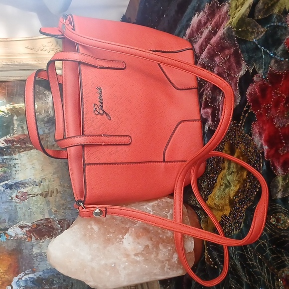 FIRM! Guess Women's Coral Small Tote Mini Crossbody - Picture 1 of 10